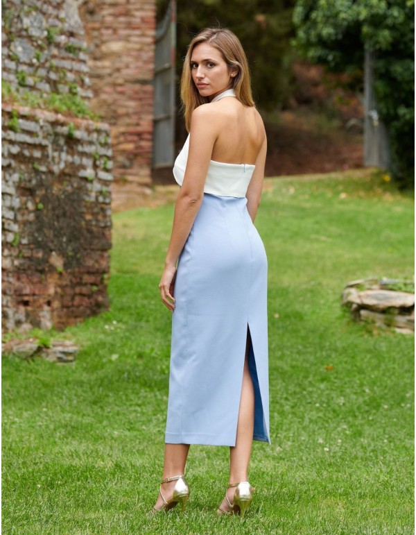 Vestido midi de fiesta para invitadas. 2