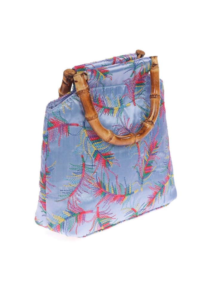 Sac brodé en satin