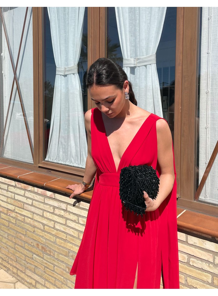 Bolso de fiesta de pedrería con cristales y...