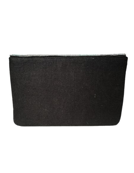 Cartera de mano flores y pájaros bordados