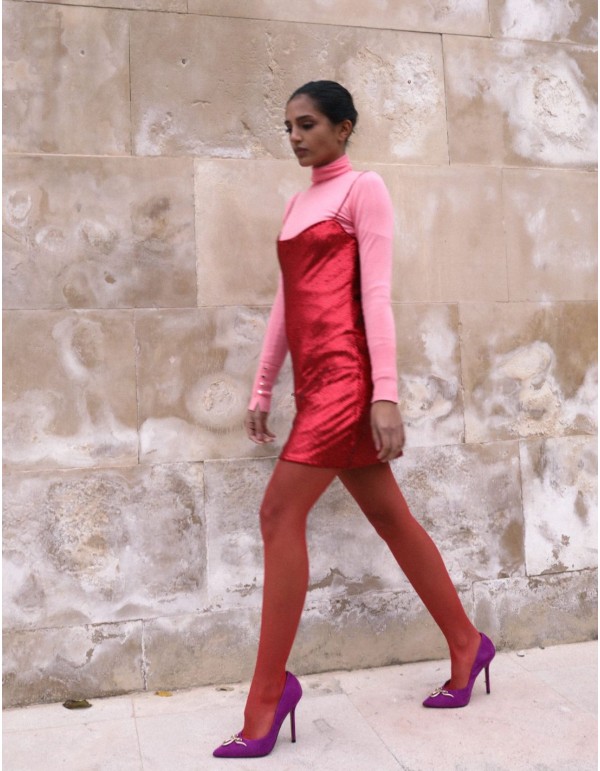 Chaussures de soirée en daim Bougainvillea avec boucle... 2