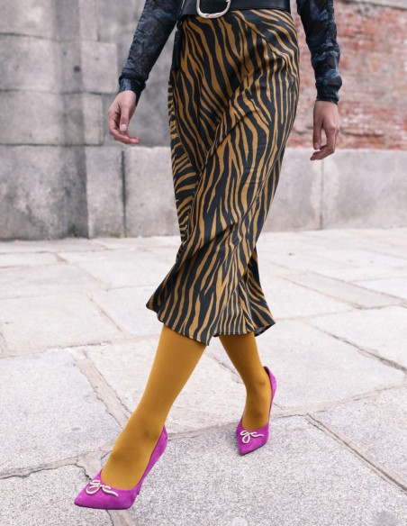 Zapatos de fiesta buganvilla de ante con hebilla decorativa