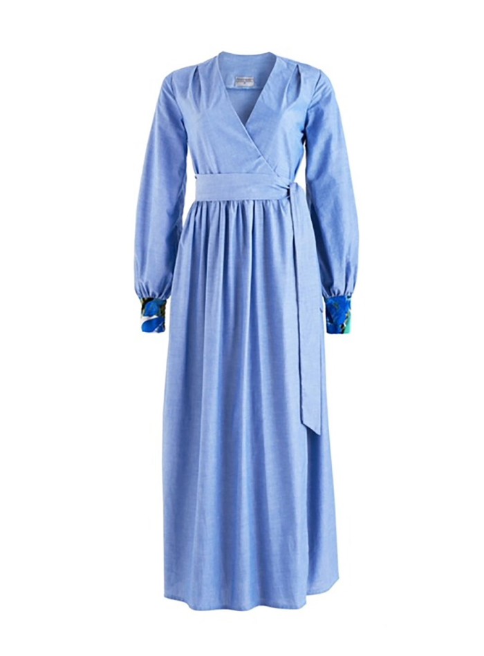 vestido largo para bodas y bautizos de invitadas