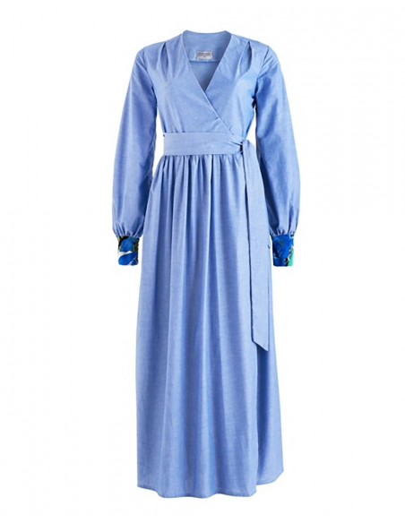 vestido largo para bodas y bautizos de invitadas