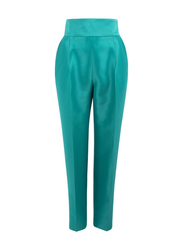 Pantalón largo con pinzas y bolsillos