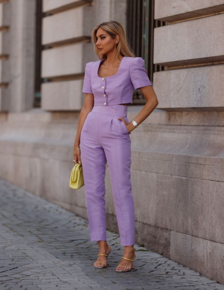 Pantalon long avec pinces et poches