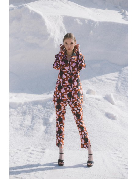 Costume de soirée à motifs avec Veste de smoking et Pantalon slim