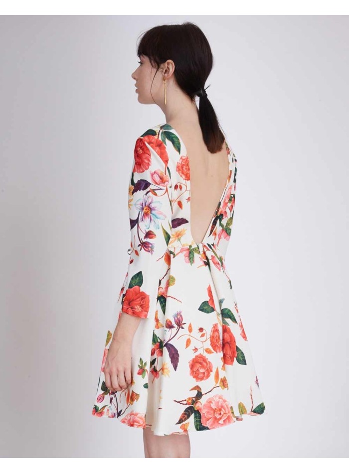 Cocktail dress with floral print - Iris Lauren Lynn London - 4