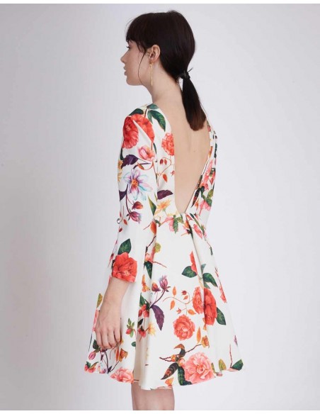 Cocktail dress with floral print - Iris Lauren Lynn London - 4