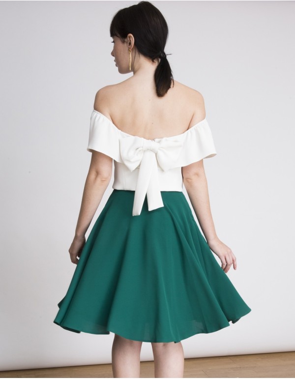 Above knee skirt Green 2