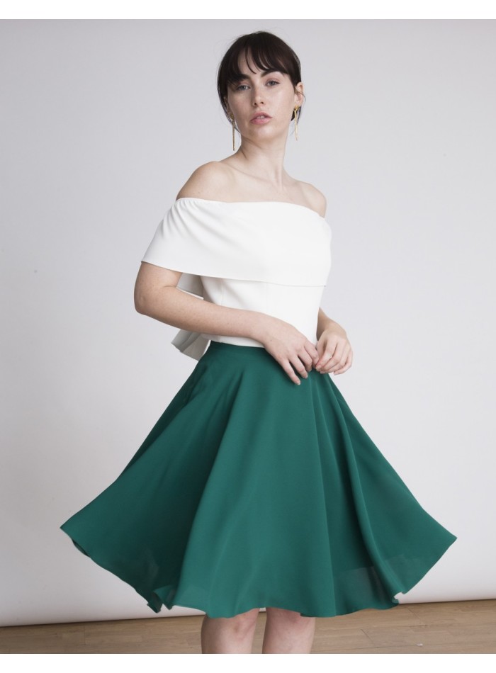 Above knee skirt Green