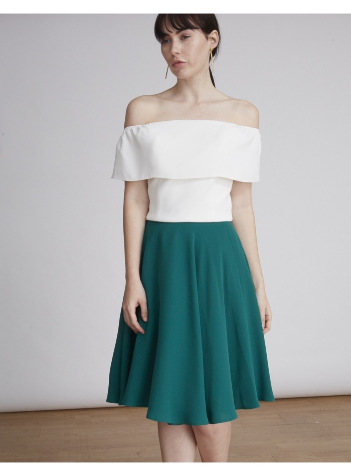 Above knee skirt Green