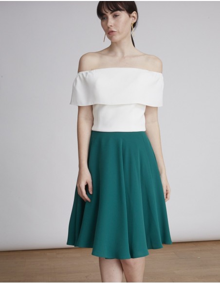 Above knee skirt Green