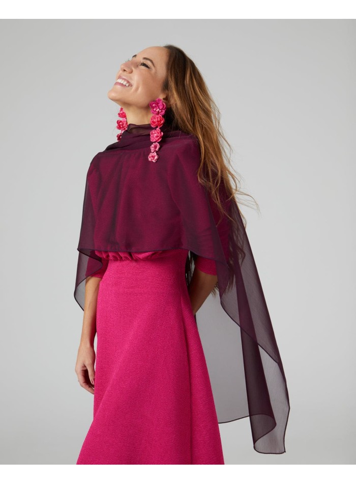 Long layer in double thread cationic wine gauze