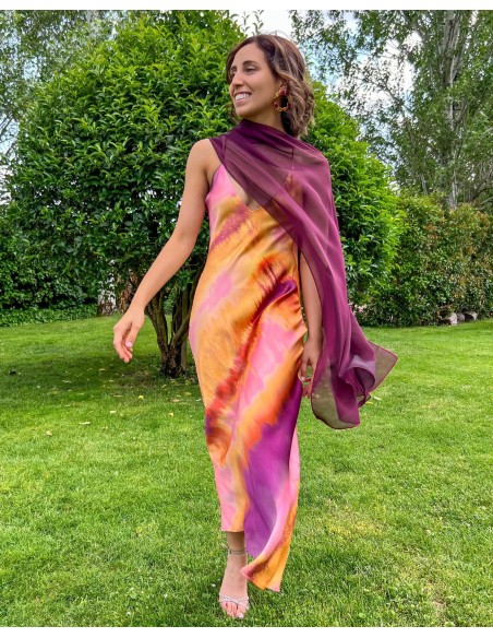 Long layer in double thread cationic wine gauze