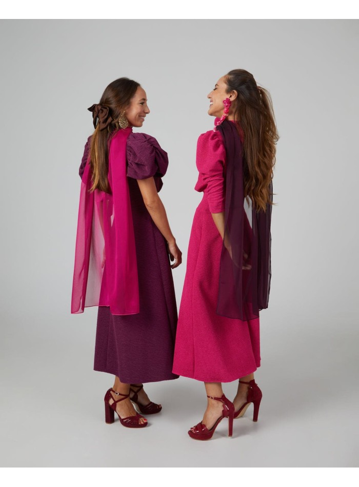 Capa larga en gasa catiónica vino de doble hilo