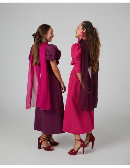 Capa larga en gasa catiónica vino de doble hilo