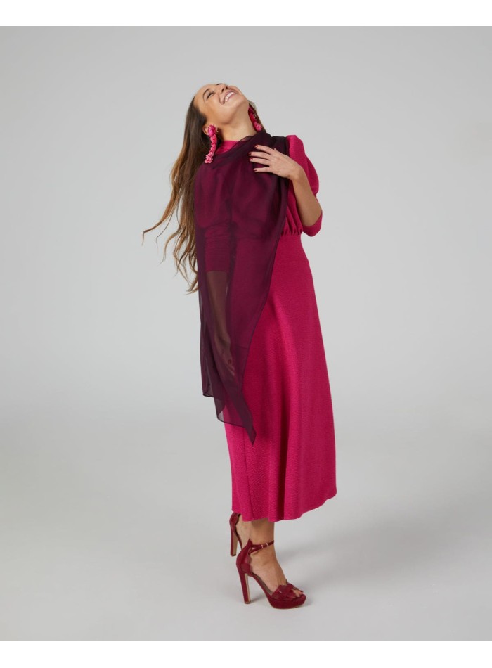 Long layer in double thread cationic wine gauze