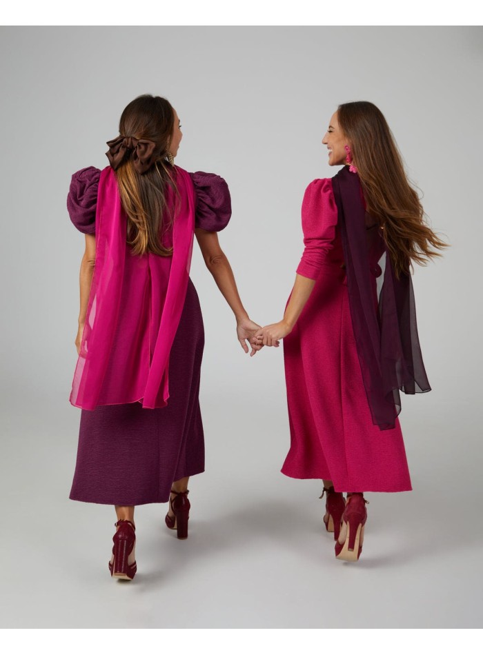 Long layer in double thread cationic wine gauze