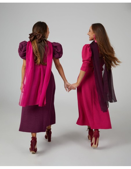 Capa larga en gasa catiónica vino de doble hilo