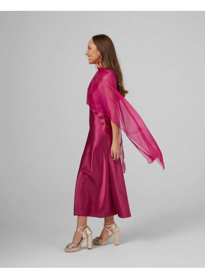 Capa larga en gasa catiónica buganvilla de...