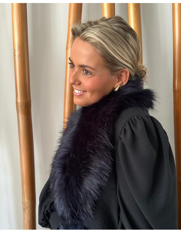 Evening blue short hair warp