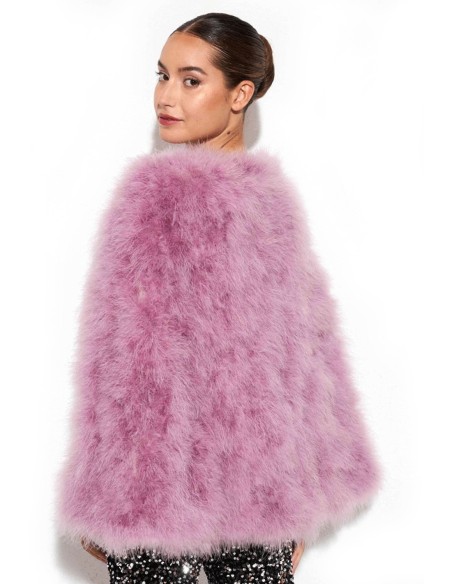 Ostrich feather cape